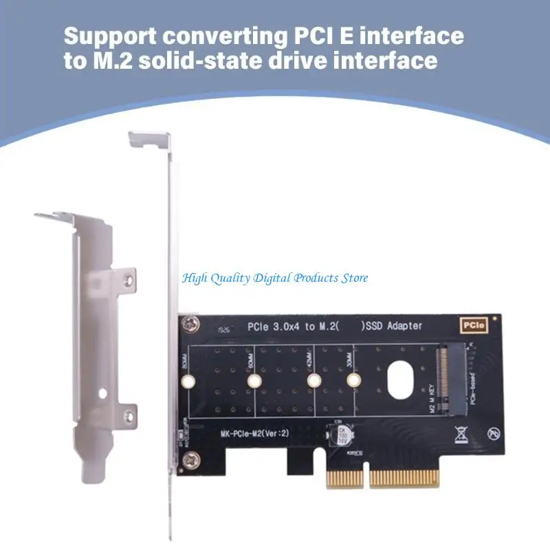 

U2JE Add On Cards NVMe M.2 SSD To PCIe Adapter With Brackets Expansion Card for Desktop PC 2230 2242 2260 2280 SSD