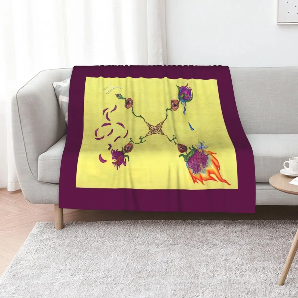 INTERTWINED Throw Blanket Warm Summer Beddings Decorative Sofas christmas gifts Fashion Sofas Large Blankets