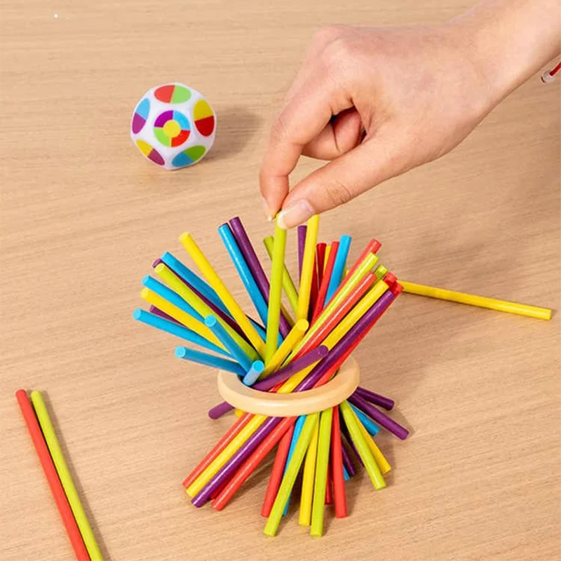 Draw Wooden Sticks Game Balance Puzzle Thinking Training Toy Desktop Parent-Child Couple Interaction Two Person Battle Game