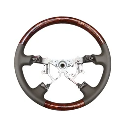 Wood texture Steering Wheel For Toyota Land Cruiser Prado 120 150 FJ120 FJ150 car Interior accessories