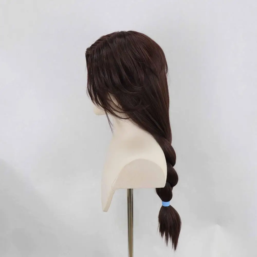 Monster Hunter Wilds Alma Cosplay Wig Heat Resistant Fiber Handmade Synthetic Game Anime Party Costume Wigs
