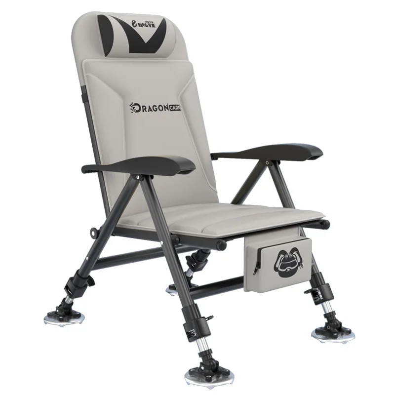 

European All-Terrain Multi-Functional Reclining Foldable Fishing Chair Comfortable and Durable for Wholesale
