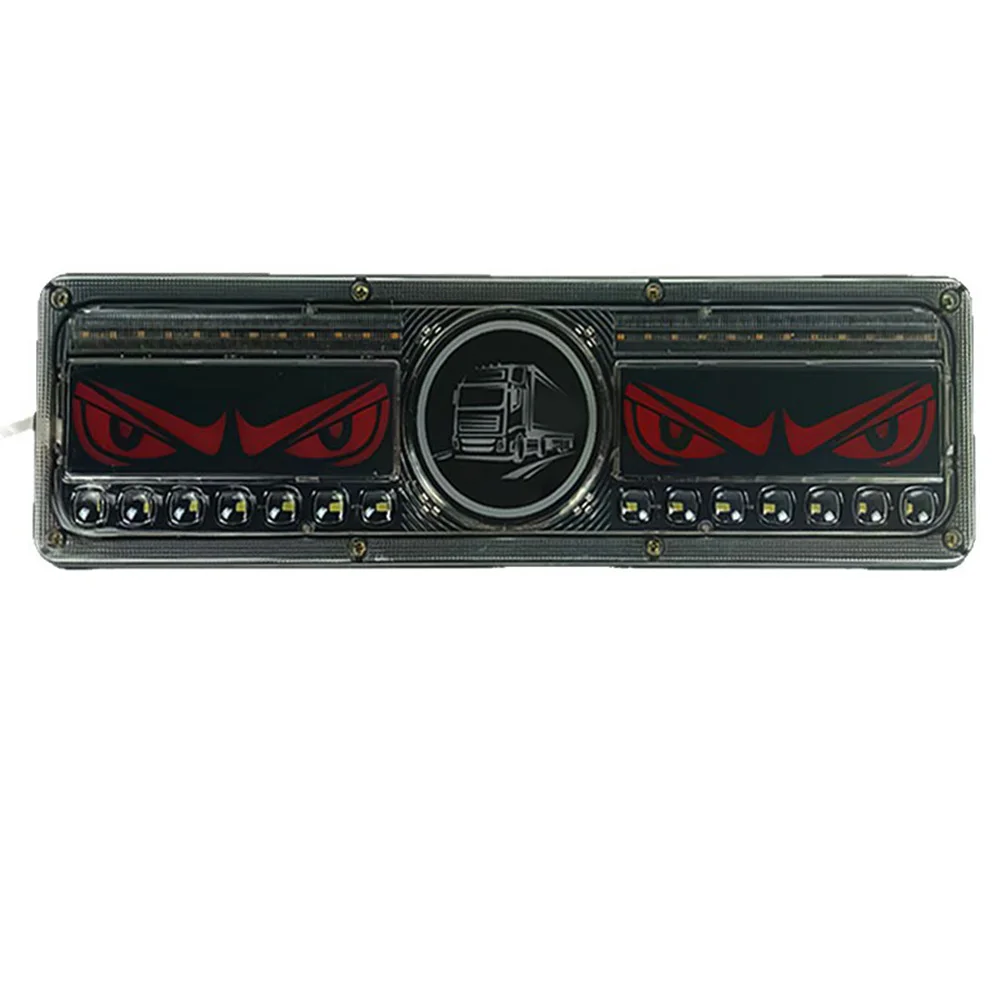 High Brightness LED Tail Light for 12V 24V Trucks and Trailers Featuring Shockproof and Waterproof Construction