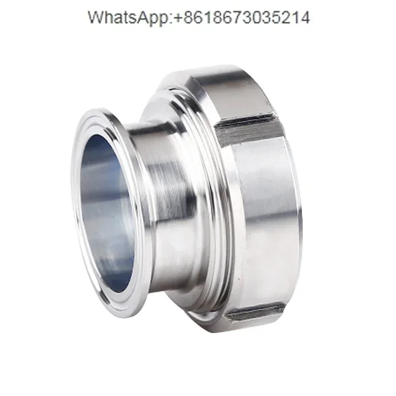 304 stainless steel quick-loading movable sight glass, sanitary grade clamp type round thread manhole inner view glass