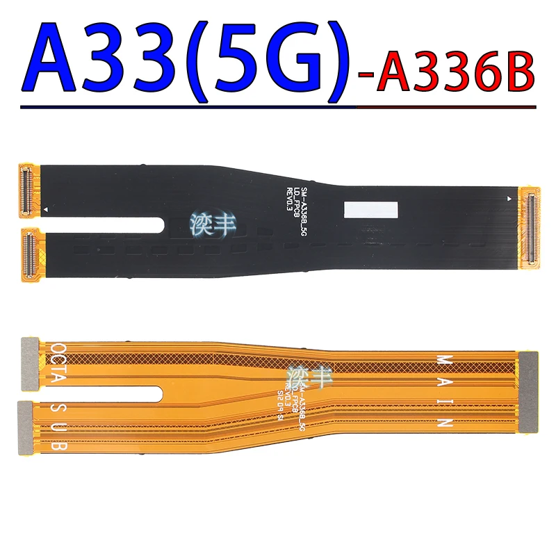 Cabo de conector para Samsung Galaxy, Placa Principal Flex, A34, A54, A33, A53, A73A15, A25, A35, A55, 4G, 5G