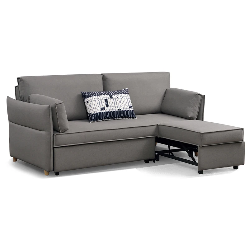 Modern Pull Out Sofa Beds Living Room Furniture L Shape 2 Seater Sofa Cum Bed