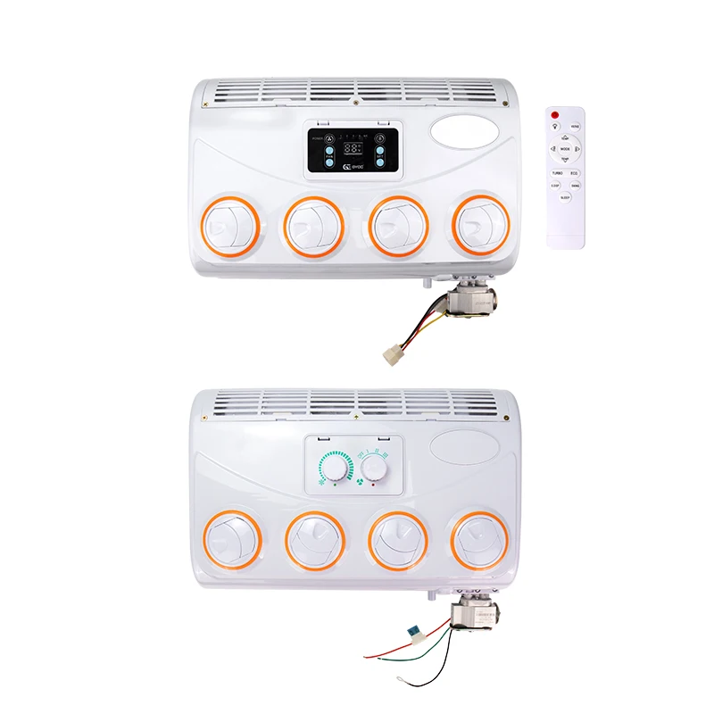 Universal Wall-mounted Refrigeration Air Conditioner Evaporator Assembly Cooling 12V 24V A/C for Bus Heavy Duty Truck Camper
