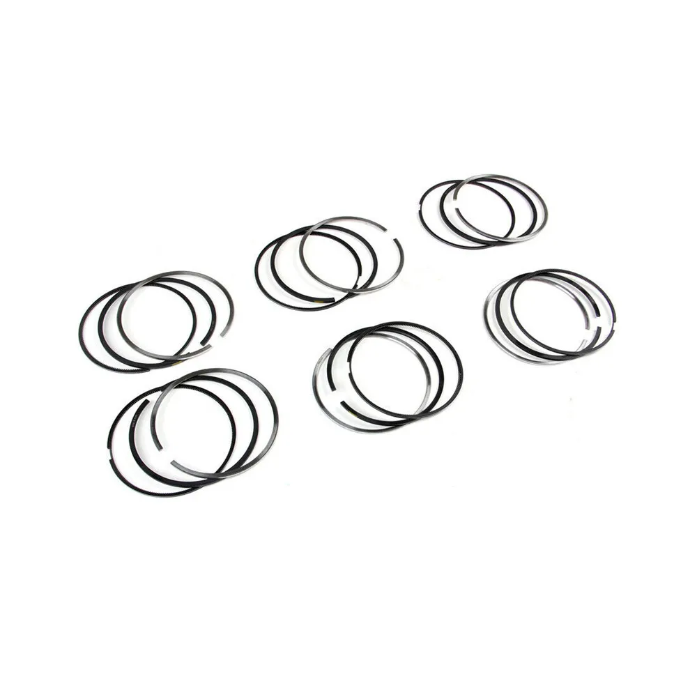 6pcs Zuigers Ringen Kit Voor VW Phaeton Touareg Audi A4 A6 A7 A8 Q5 Q7 3.0 TDI 059107065DF 059198151N Auto Motor vervangende Onderdelen