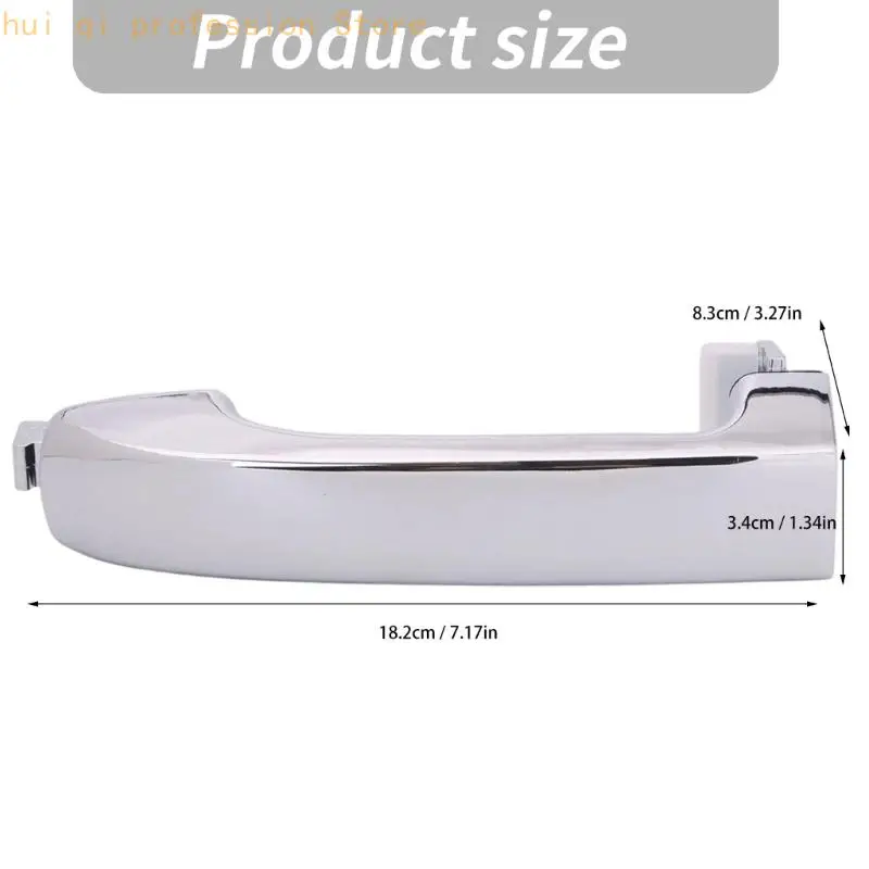 ABS-Fahrzeug-Außentürgriff mit silberfarbener Oberfläche, Clip-In-Ersatzteil 82662-3J010 826623J010 für Automobile H8WE – Detail 6