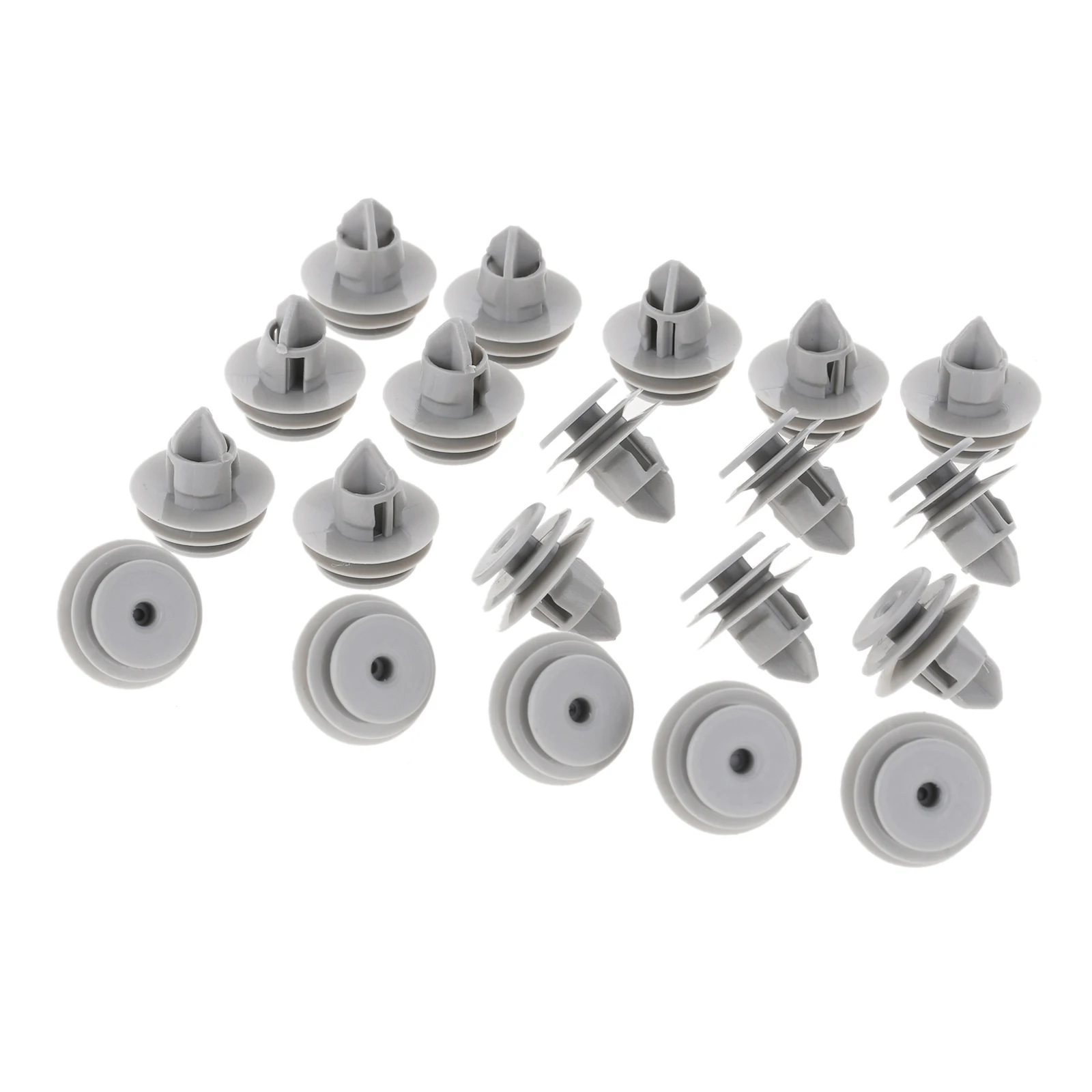 25Pcs Door Panel Trim Clips Grey Plastic Interior Clip 91560-slj-j01 For Honda Civic CR-V Accord Jazz Car Accessories