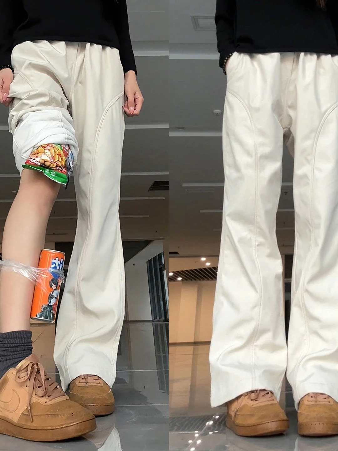 

Зимние мягкие флисовые брюки Thiened Fce для мужчин, повседневные, немнущиеся, прочные, прямого кроя