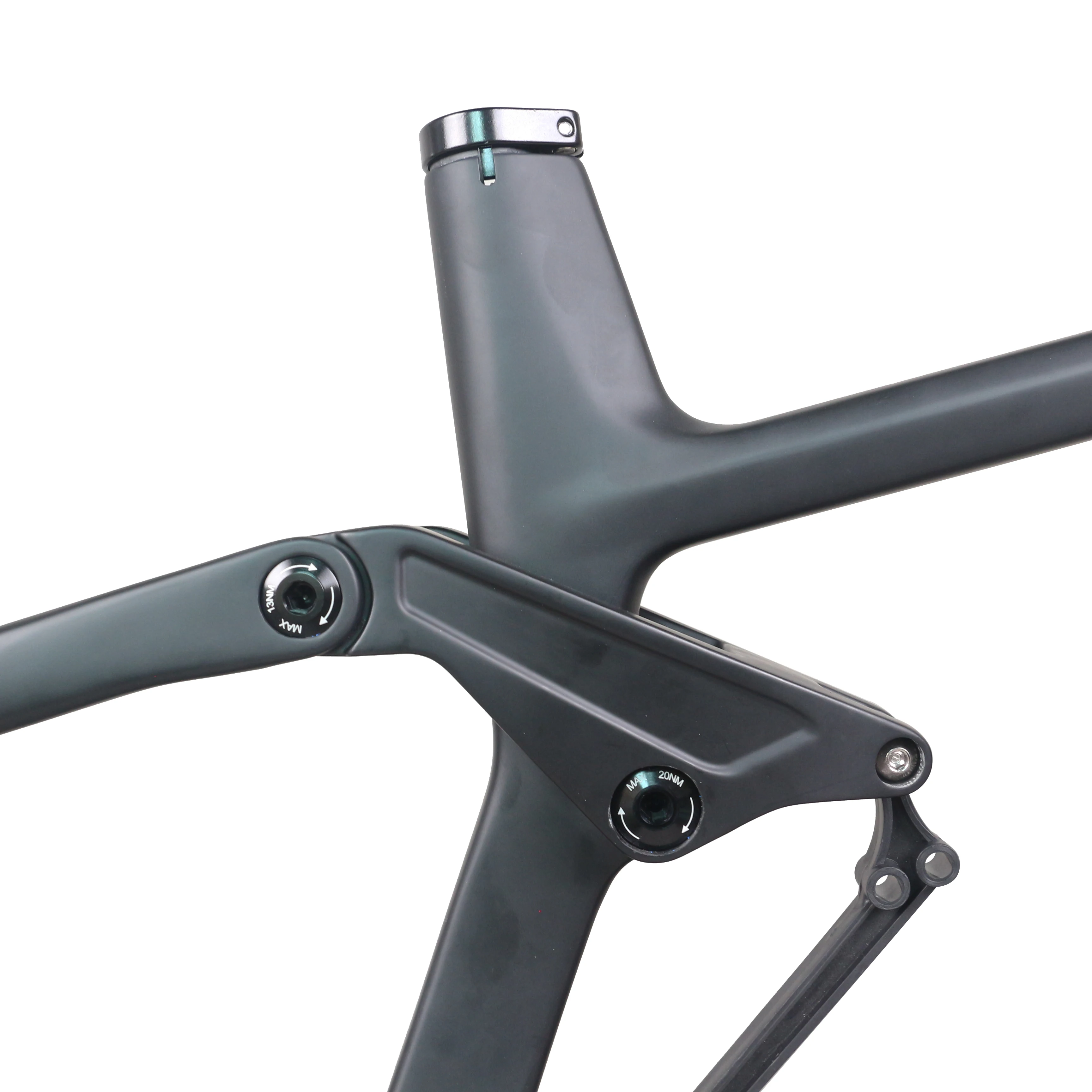 E-MTB Bike Carbon Frame, 29er Suspension frame, Compatible with Bafang M510, M500, M600 Mid Motor, 250W, Motor and Battery