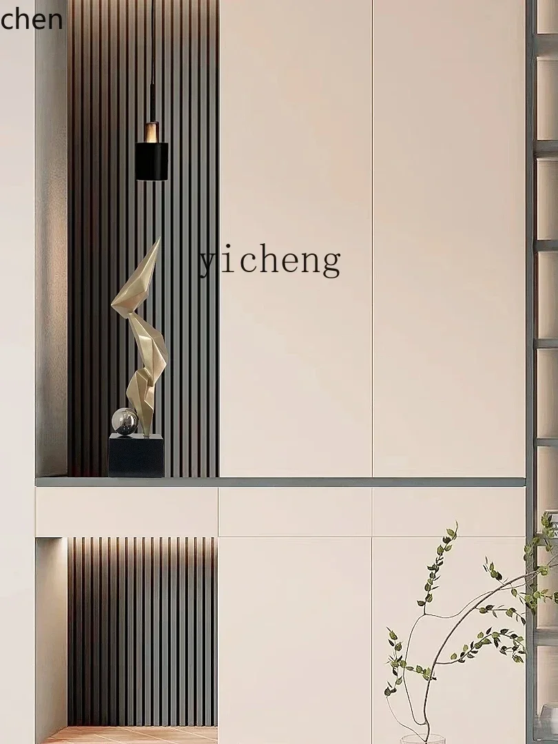 DSAentrance decorative ornaments light luxury high-end minimalist home three-dimensional geometric sculpture art