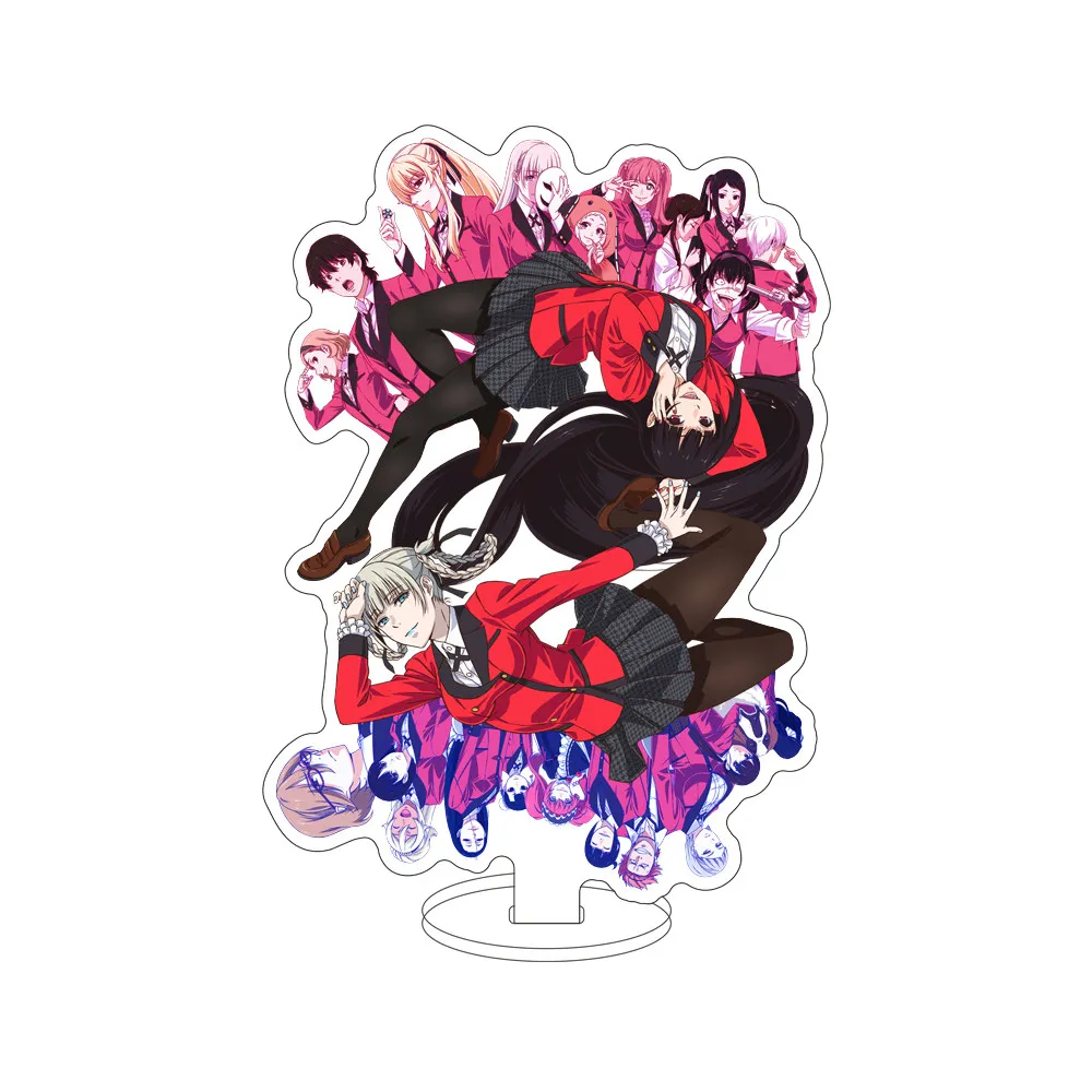 16CM Acrylic Figure Stand Anime Kakegurui - Compulsive Gambler Jabami Yumeko Saotome Meari Ryōta Suzui Cos Ornaments Gifts