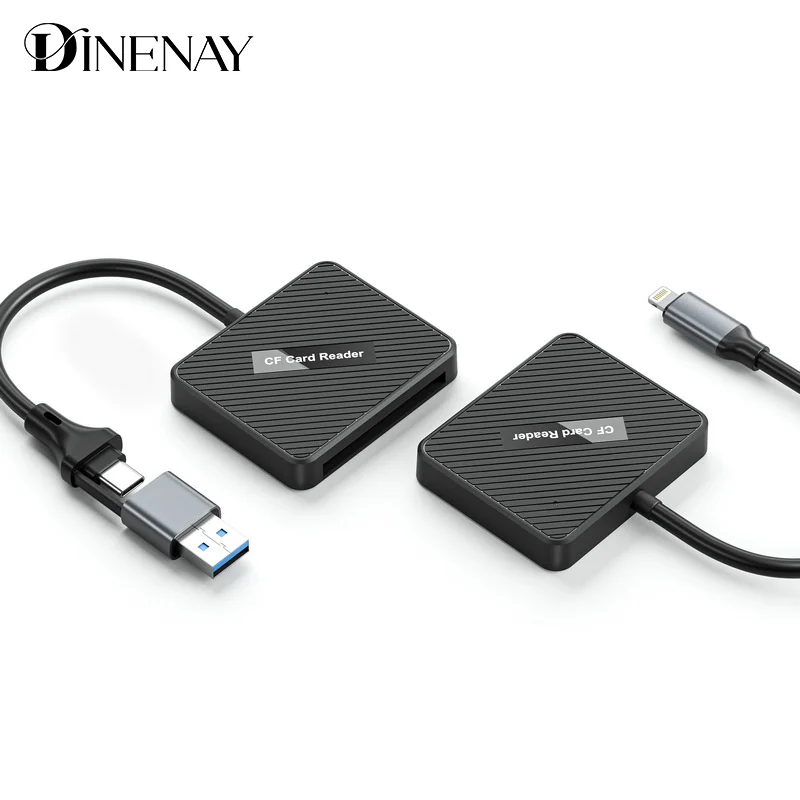 Picture 4: Type-C USB 2in1 CF Memory Card Reader For Laptop Computer Notebook PC Tablet Phone Camera CCD USB-C Converter Splitter