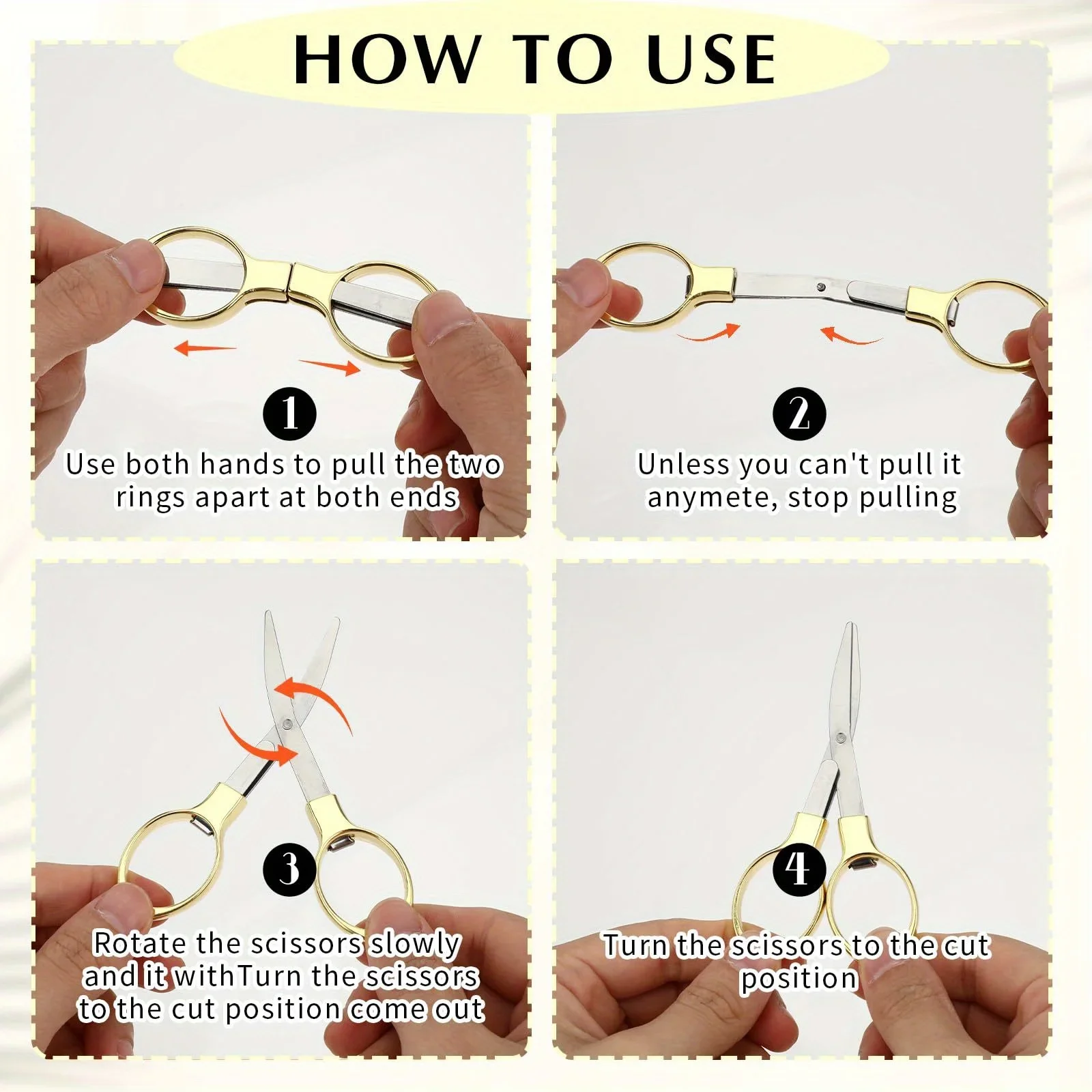 3 قطعة مقص قابل للطي المحمولة سكين الكربون الصلب خيط صنارة الصيد أدوات القطع مقص التطريز الصغيرة متعددة الوظائف #6