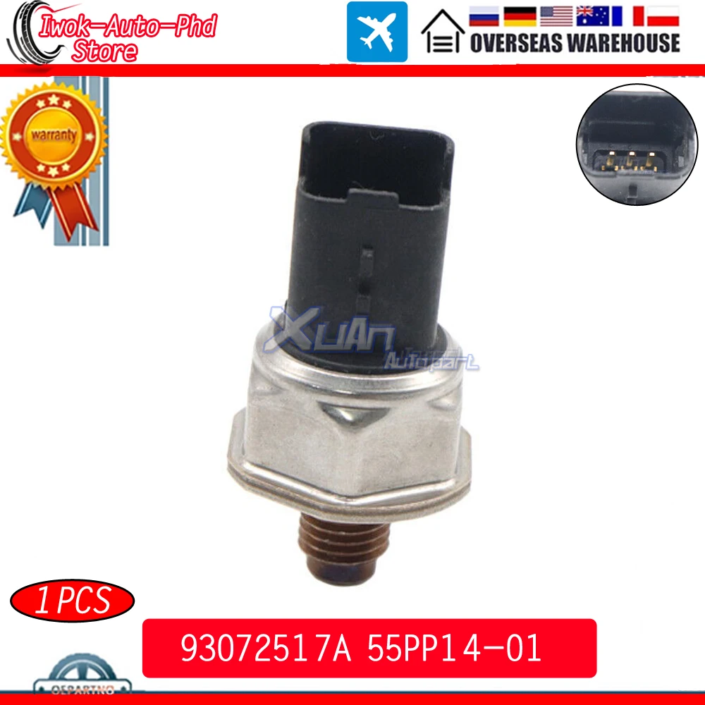 

55PP1401 55PP14-01 Common Fuel Rail High Pressure Regulator Sensor Valve For Nissan NV200 1.5 DCI 93072517A 9307-517A
