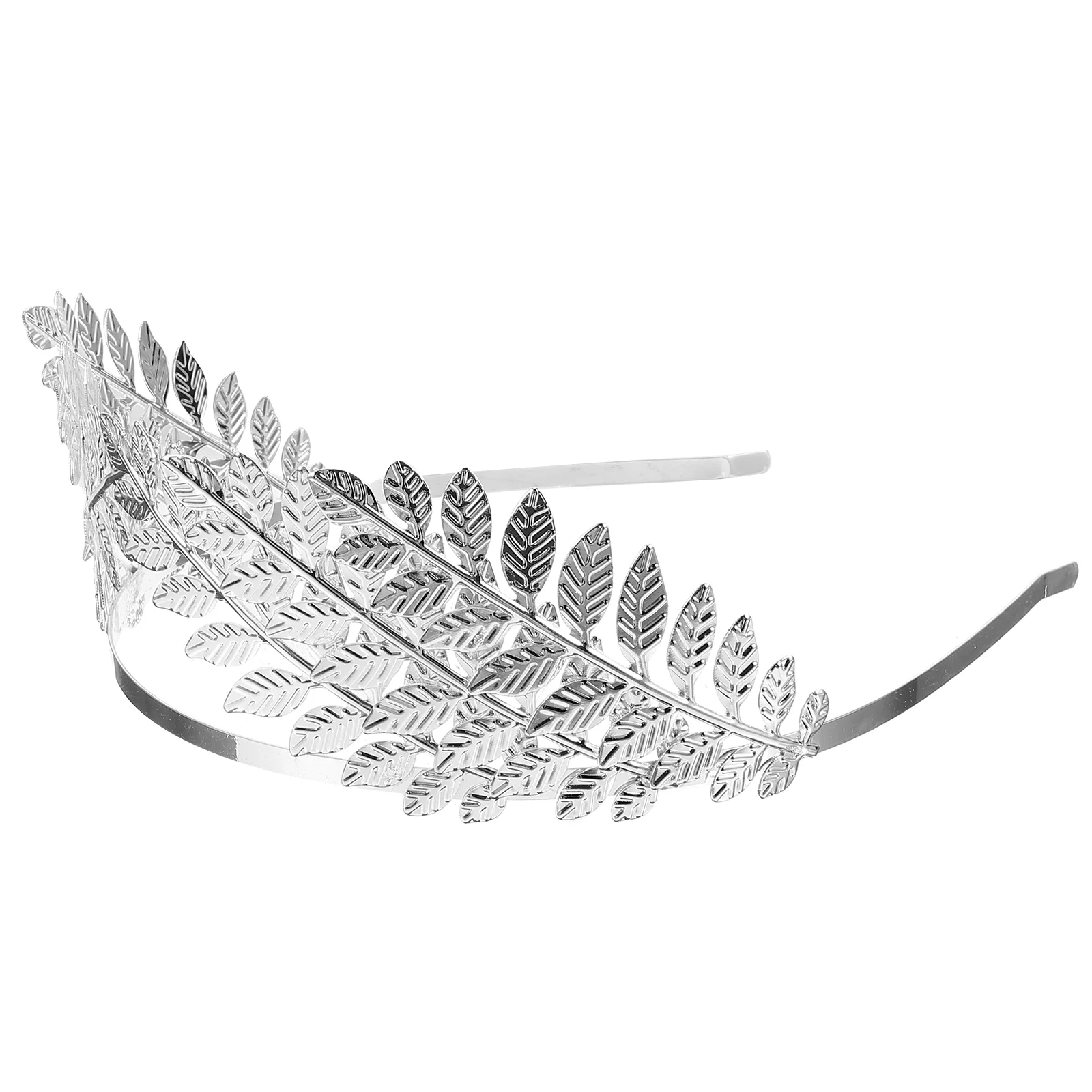 Tiara Wedding Hair Accessories Bridal Crown Leaf Hoop Head Clothing Bride Headband Golden Miss