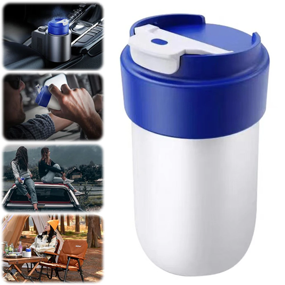 

Охлаждающая чашка с подогревом автомобиля 2 в 1, цифровой дисплей температуры, автомобильная изоляционная чашка-холодильник для напитков для семейной поездки на открытом воздухе