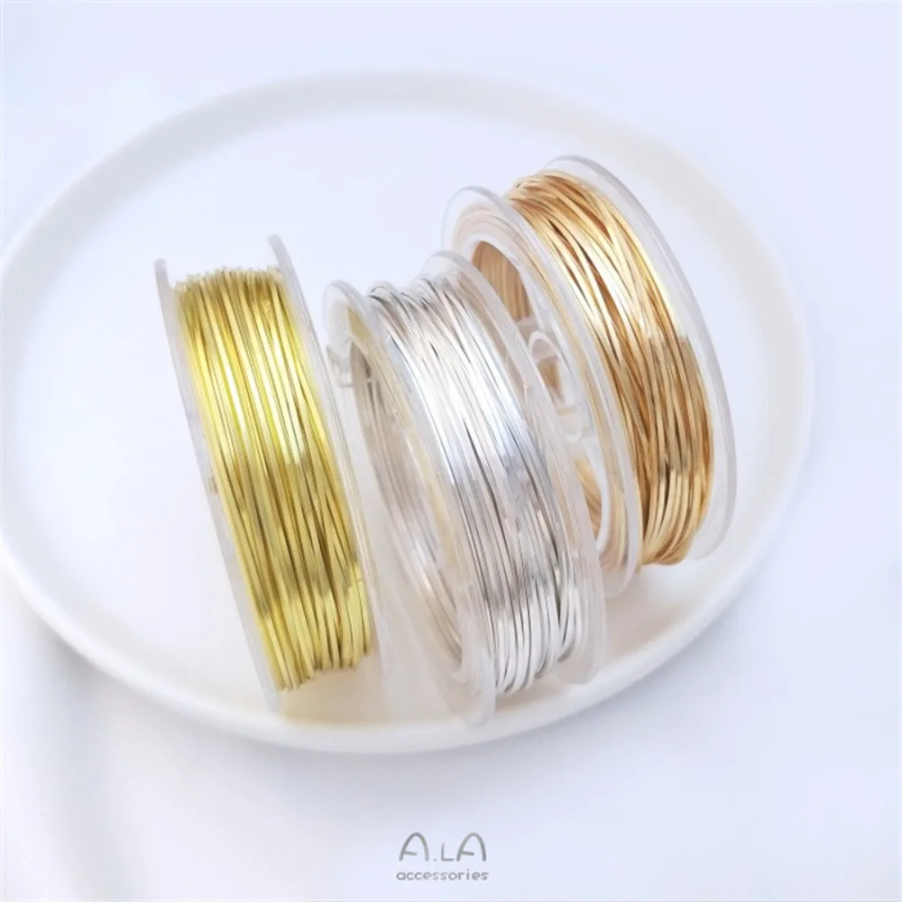 

14K18K Gold Color Bright Silver 0.75 Semi-hard Square Wire Hand-wound DIY Handmade Jewelry Material