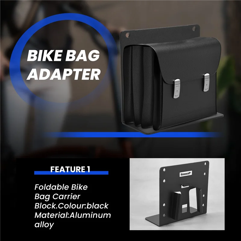 AEB0-Rhinowalk دراجة من سبيكة الألومنيوم محول حقيبة ل Brompton طوي دراجة الناقل كتلة Sbag سلة الملحقات #1