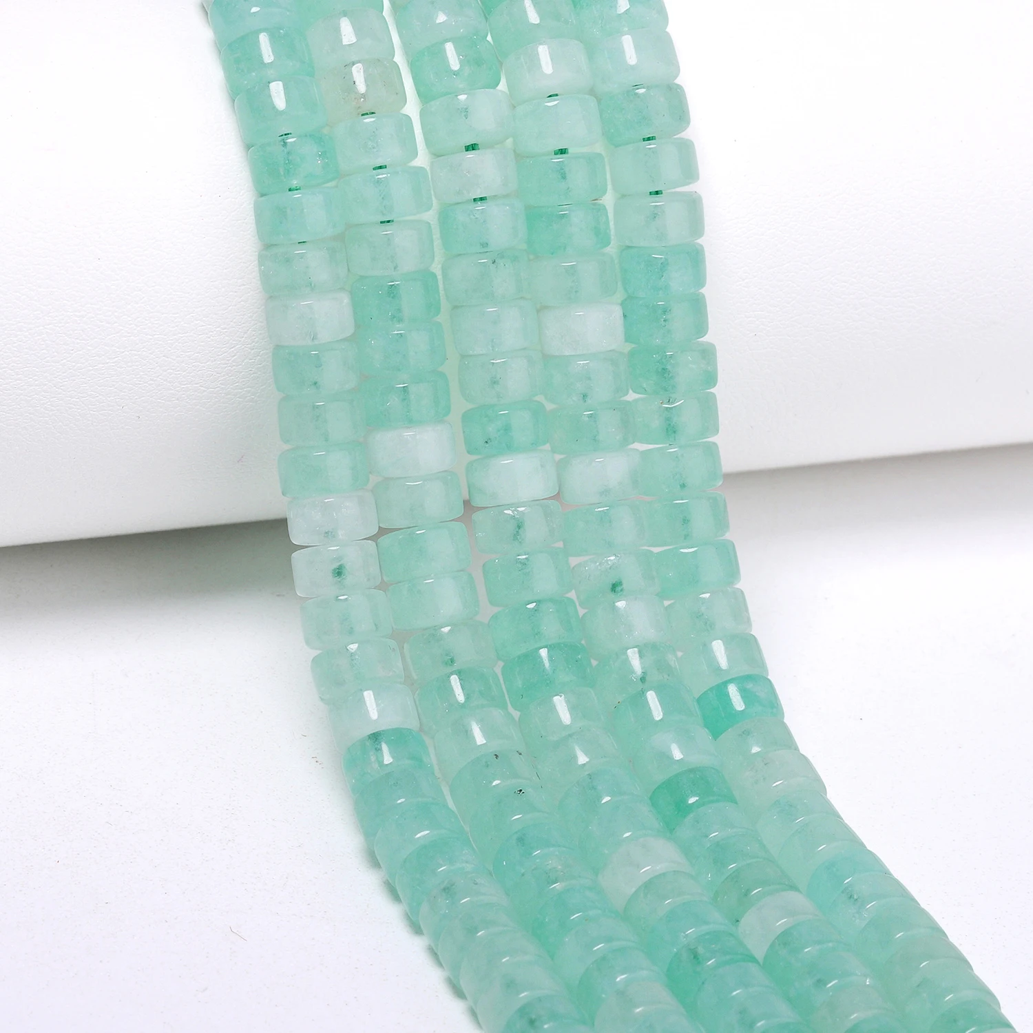 4x7mm Column Natural Stone Burmese Jade Beads Cylinder Loose Beads for Jewelry Making DIY Bracelets Necklace Accessories