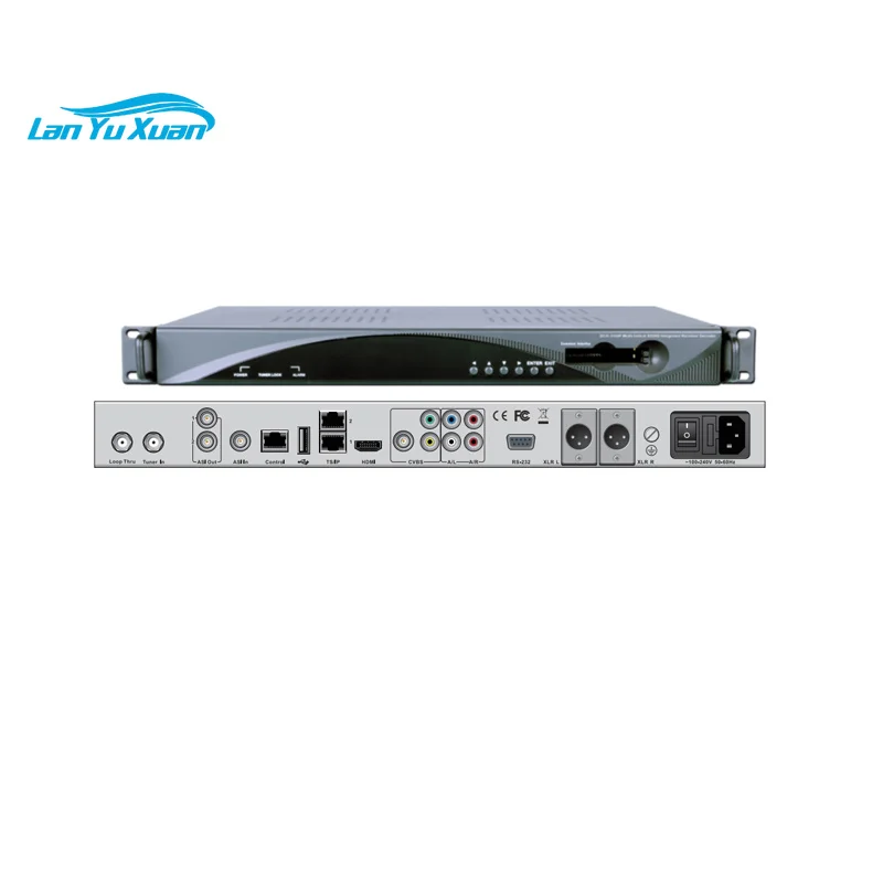 DMB-9020C Professional IRD DVBSS2 ASI to HD CVBS Decoder MPEG2 H264 ASI to HD Video Decoder