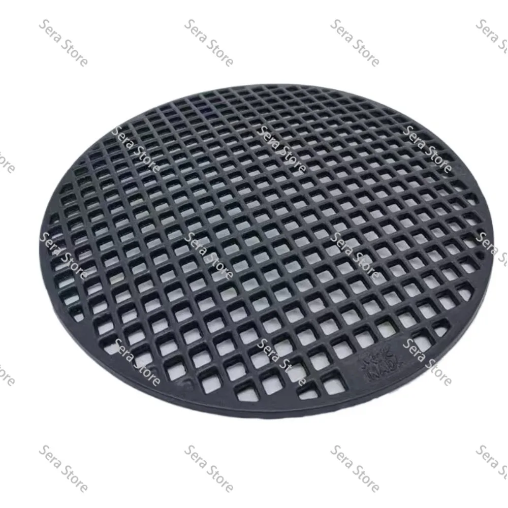 Cast Iron Grill Thickened Grill Uncoated Non-stick Commercial Charcoal BBQ Tools