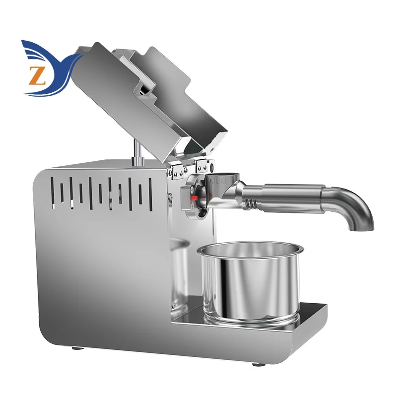 Oil Pressers T1S Machine Kitchen Seeds Sunflower Sesame Coconut Peanut Vegetable Bean Hot Cold Home Commercial Extraction Maker