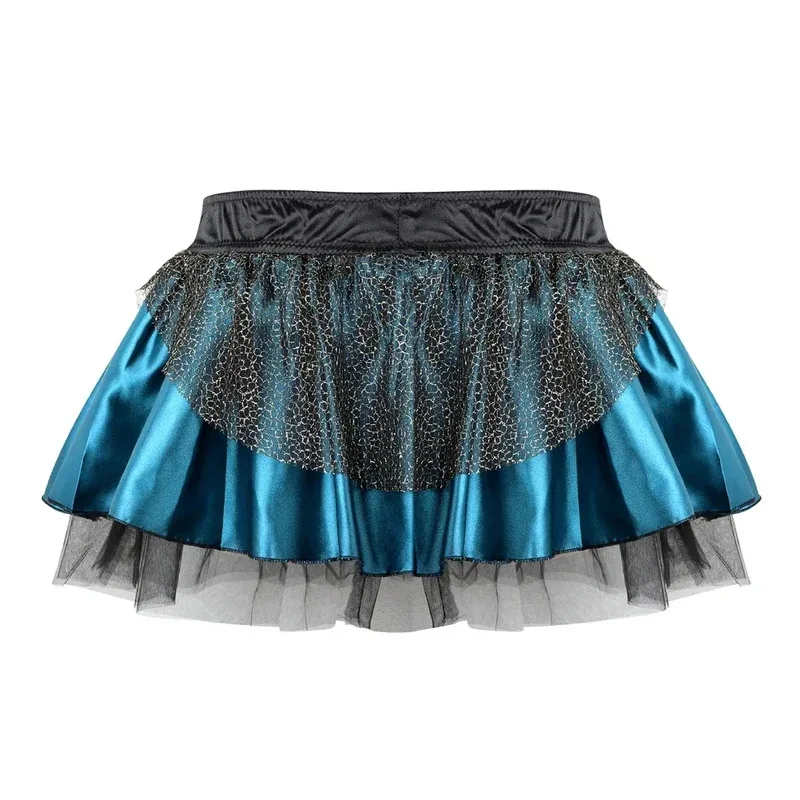 

El Gothic Skirt With Peacock Feathers Satin Tulle Vintage Burlesque Dress For Women Elegant Party Clubwear Outfits Rave Costumes
