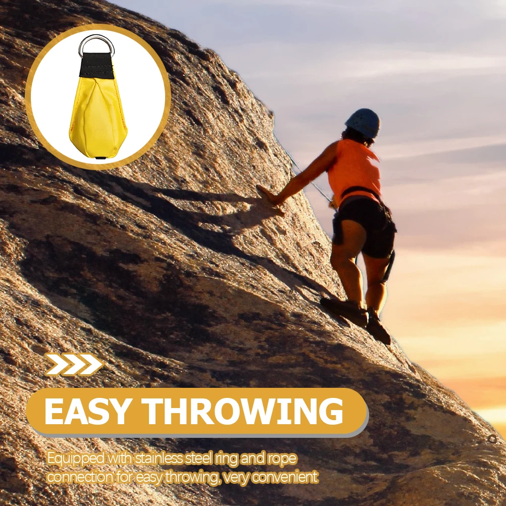 

Professional Climbing Rope Throw Bag Durable Steel Ball Filler Arborist Gear Tree Rock Mountaineering Aerodynamic for Climbing