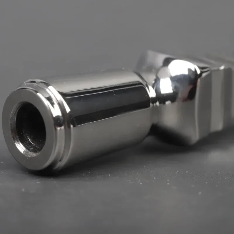 مقبض ماكينة الحلاقة الآمن المصقول من الفولاذ المقاوم للصدأ من Yaqi لملحقات الحلاقة للرجال، مجموعة ماكينة حلاقة الوجه عالية الجودة