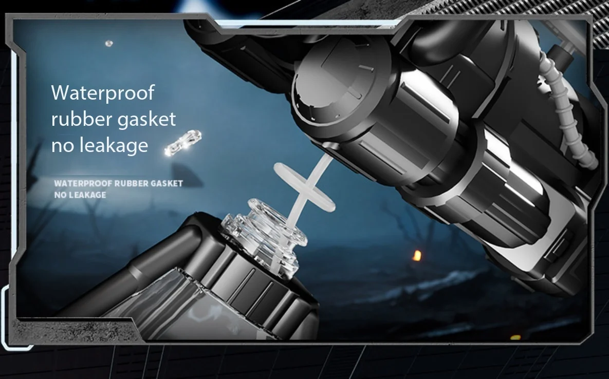 Elektrisch gatling waterpistool met led voor strand en zwembad_voghion.com
