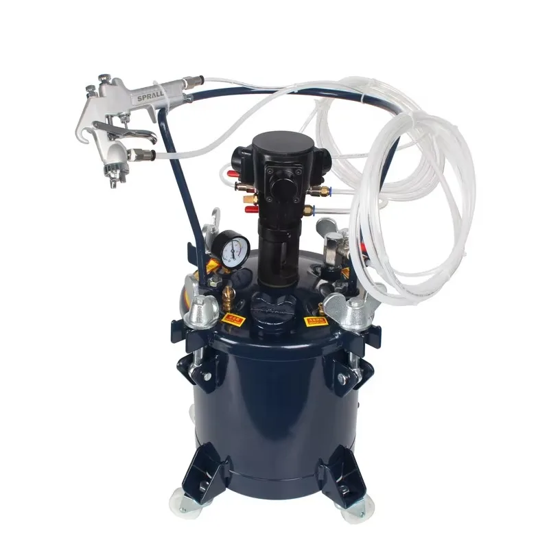 High Pressure Pot Tank Air Paint Spray Gun Easy to Operate for Painters and Artists New Condition