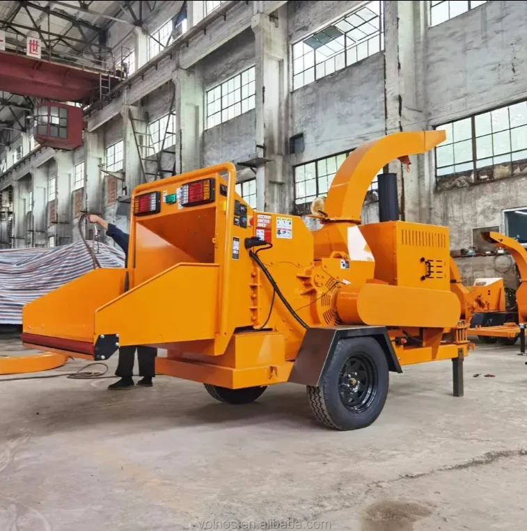 Wood Crusher Pulverizer Hammer Mill Machine Wood Grinder Chipper Shredder Sawdust Powder