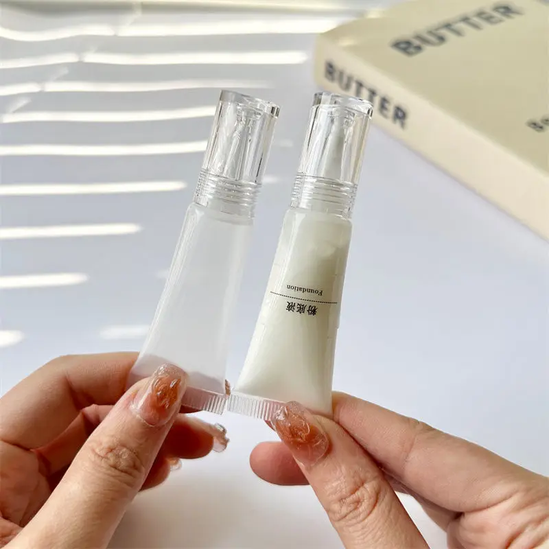 10-1pcs Cosmetic Soft Refillable Bottle Portable Travel Cream Packaging Accessories Plastic Liquid Foundation Empty Container