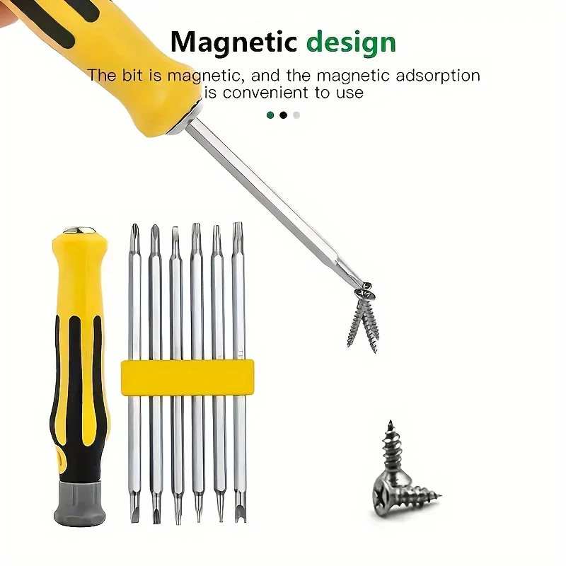 12 in 1 Precision Screwdriver Set with Torx Phillips Drill Bits Portable Mini Repair Tool Kit for Drone Watch Glasses Camera PC