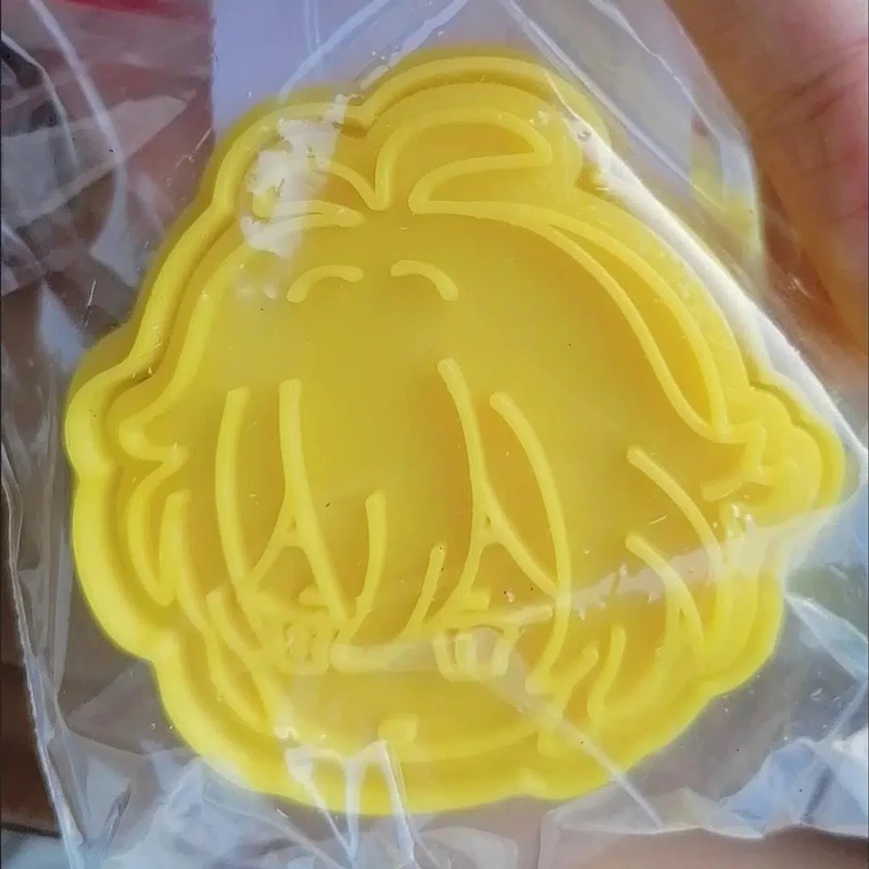 Genshin Impact Cookie Embosser Mold Cute Scaramouche Itto Shogun Pattern Cookie Cutter New Year Party Fondant Cake Decorat Tools view 5