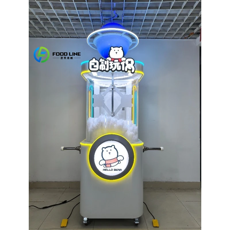 Customizable Plush Toy Filling Machine 3.8KW Motor Your Logo Color Design Specifications Automatic Soft Doll Portable Stuffing