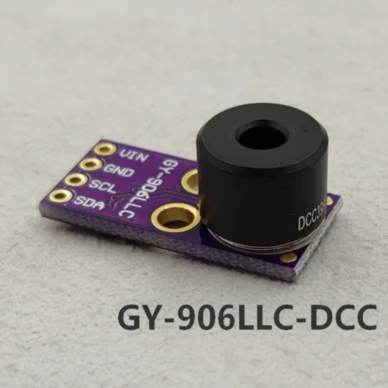 

Infrared Temperature Sensor Module, Medium Distance Measurement, GY-906LLC-DCC MLX90614ESF-DCC