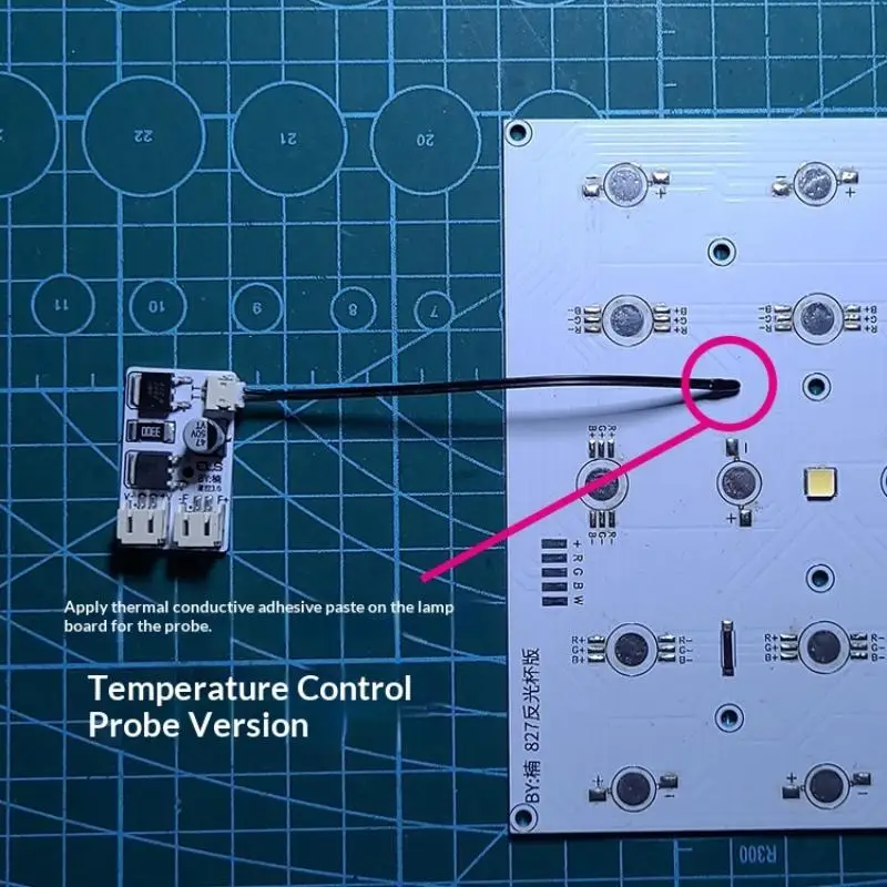 Fan Temperature Control Board Automatic LED Speed Controller Easy Installation for Industrial Equipment Heat Dissipation
