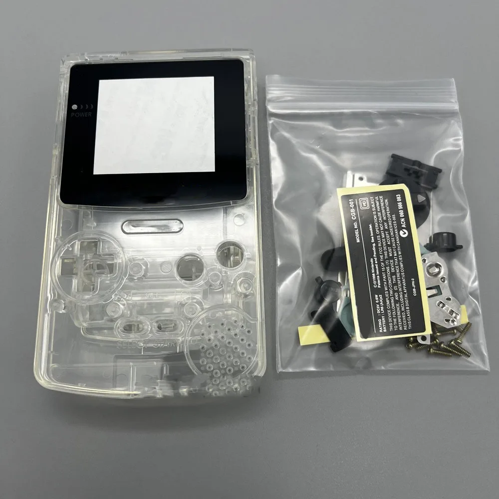 50set Transparency Replacement Shell For Gameboy Color GBC Game Console Replace Case Controller Replacement Housing