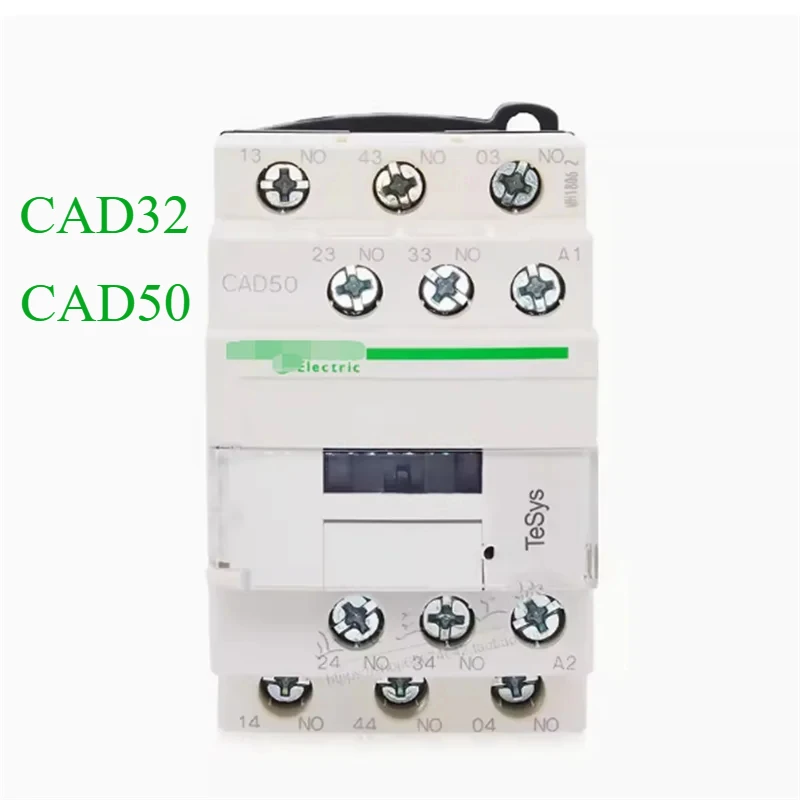 Schneider CAD series relay CAD32 CAD50  AC DC 24V 36V 48V 110V 380V 220V CAD32BDC CAD32M7C CAD32B7C CAD32Q7C CAD50B7C CAD50Q7C