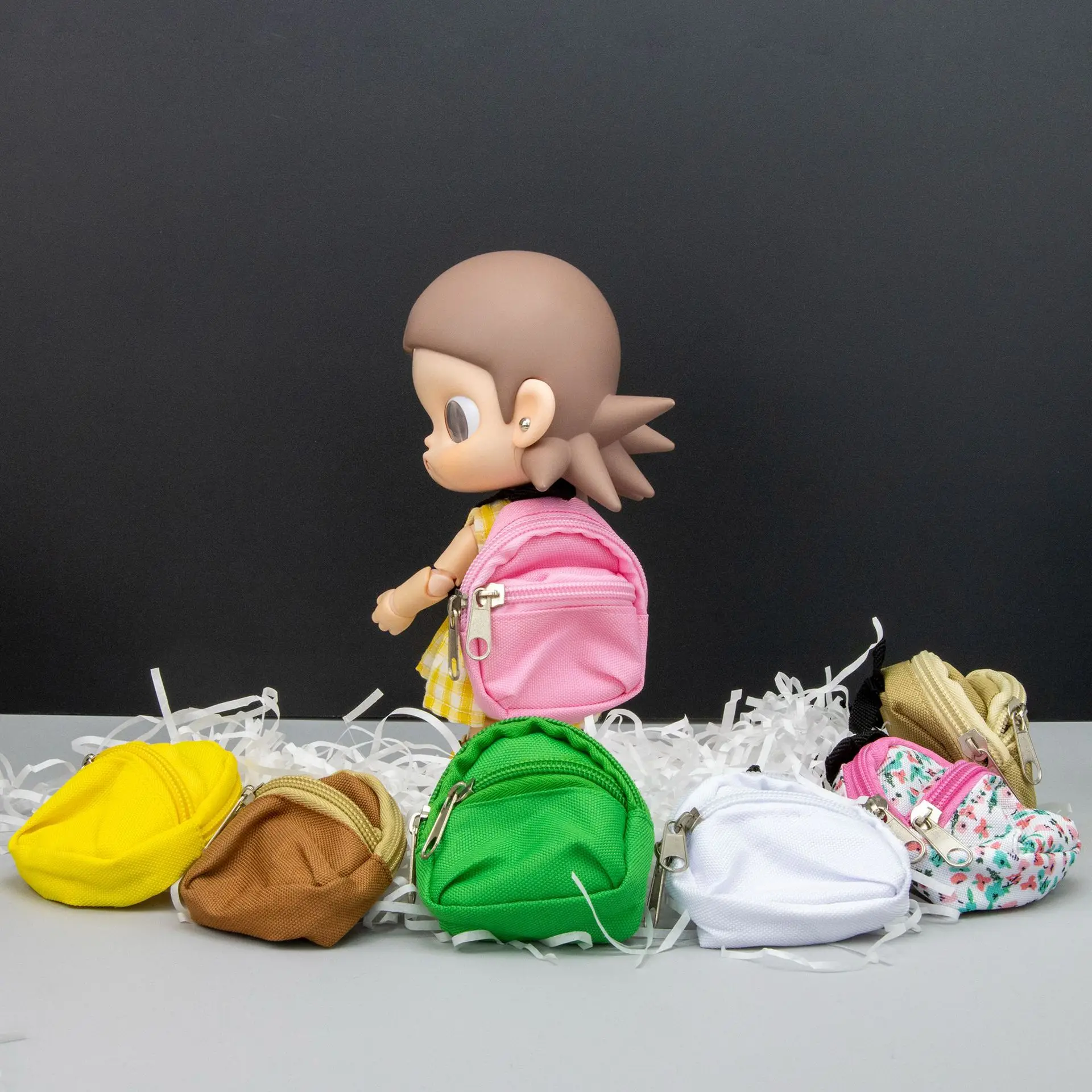 Kids Zipper Toys - Mini plecaki dla lalek z zamkiem