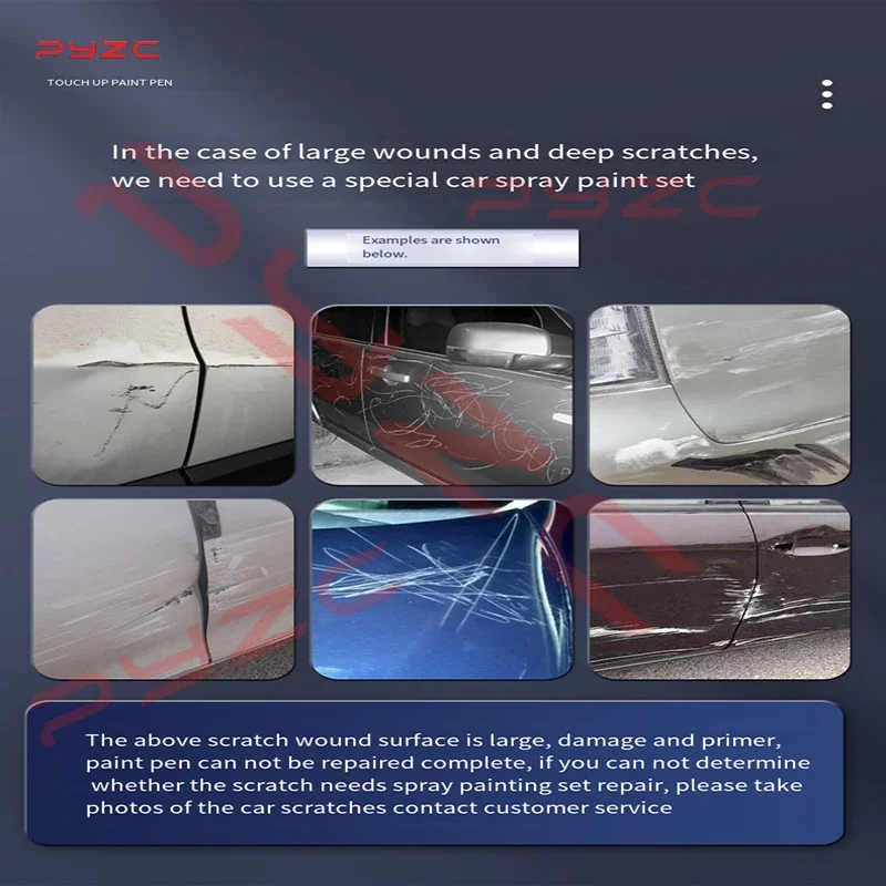 لـ MG Mulan MG4 مجموعة أقلام اللمس - مزيل خدوش السيارة لإصلاح الخدوش مع فرشاة DIY ملحقات السيارات