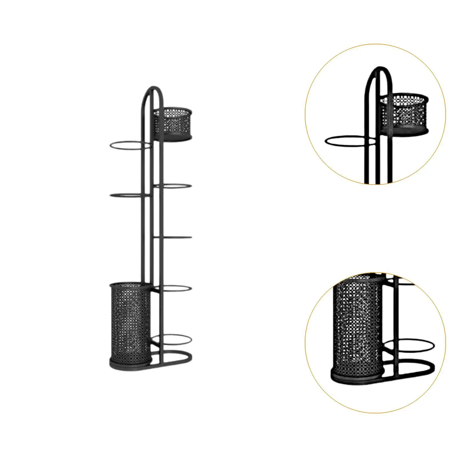 Estante de almacenamiento de pelotas de baloncesto, soporte de fútbol, hierro con cestas, estante de almacenamiento de baloncesto para sala de estar, habitación de niños