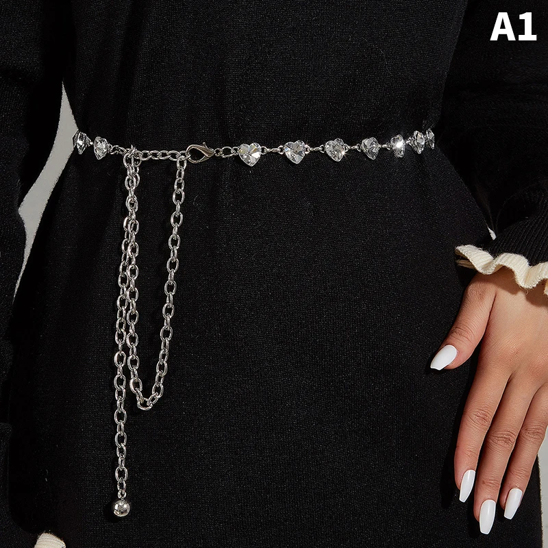 

Fashion Metal Cahin Blets For Women Vintage Waist Chain Dress Jeans Decorative Waistband Accessories Waist Belt