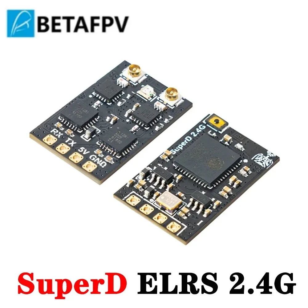 

BETAFPV SuperD ELRS 2.4G/868MHz/915MHz Diversity Receiver Long Range FPV Drones With Far-Flung Traversing Machines