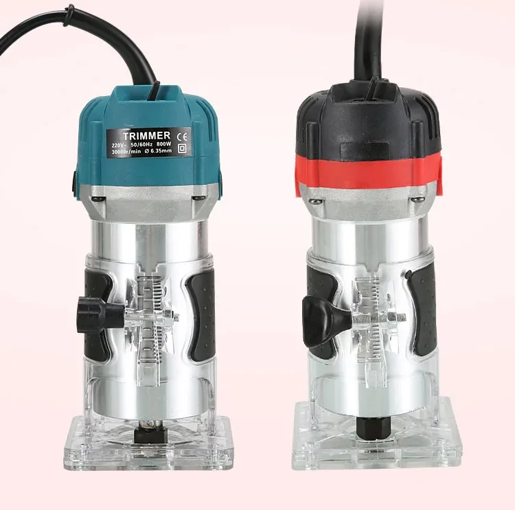 l 110V/220V 800W Power Tools Electric Wood Trimmer Multifunctional Wood Edge Trimmer Wood Carving Hole Saws Edge Trimming Machi