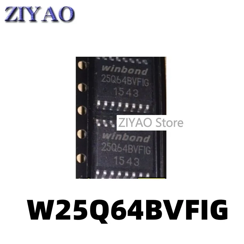 

5 шт. W25Q64BVFIG W25Q64FVFIG 25Q64BVFIG SOP-16 патч 16 контактов